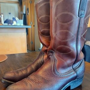 Rugged USA made cowboy/ranching boots
